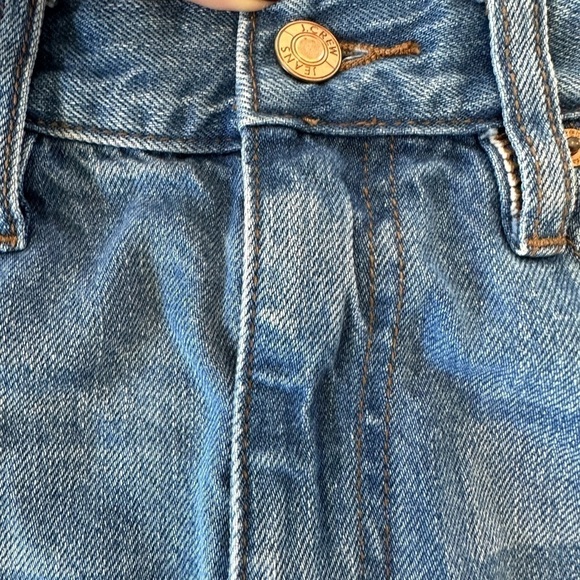 J. Crew High Rise Raw Hem Denim Skirt - Picture 7 of 10